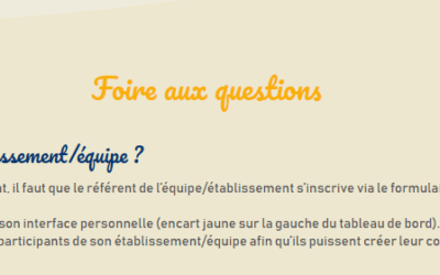 Ouverture de la foire aux questions