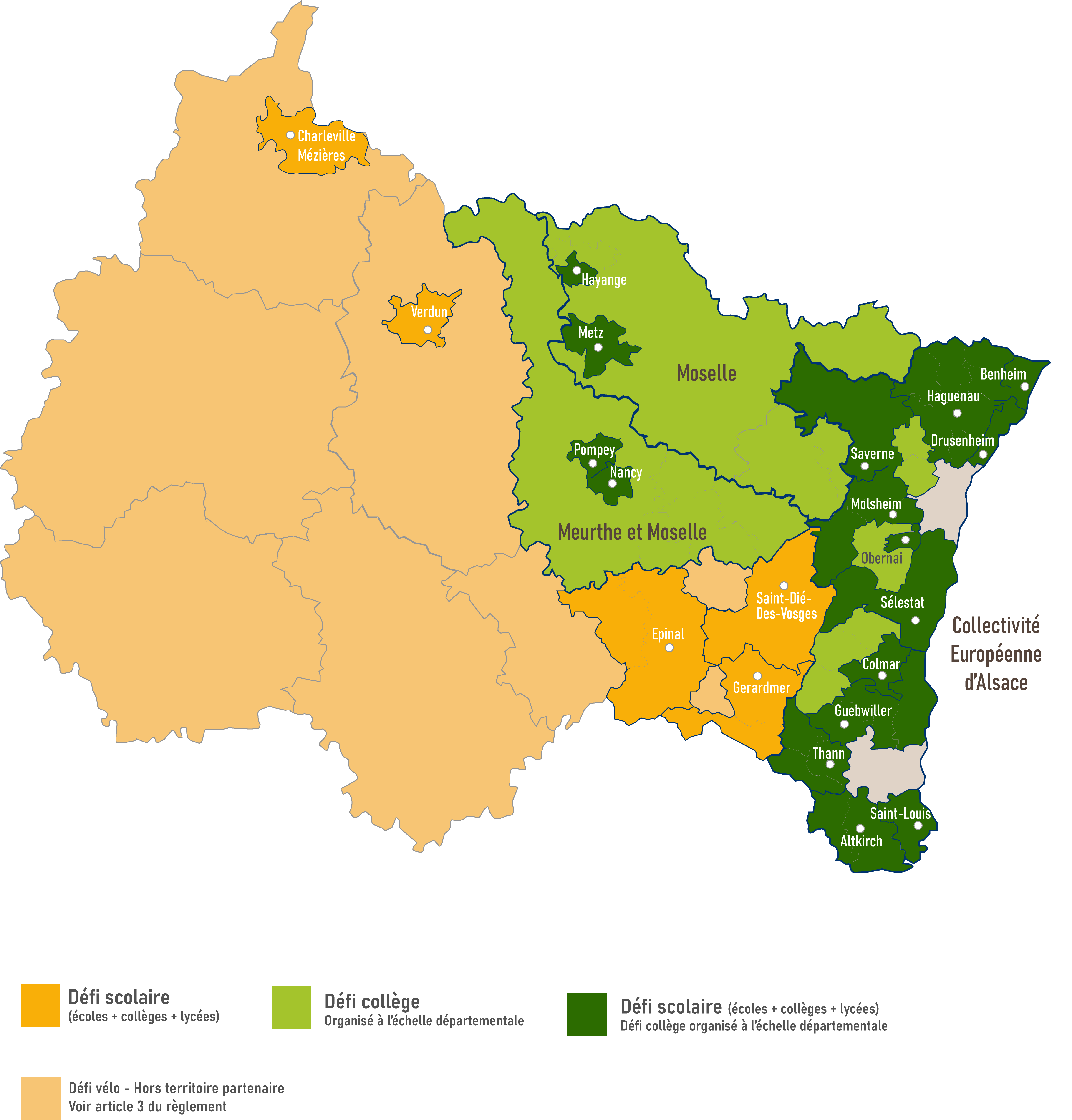 Carte défi scolaire